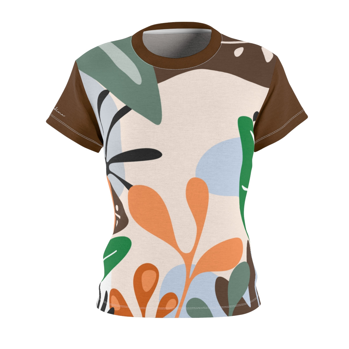 T-Shirt, Brown Foliage