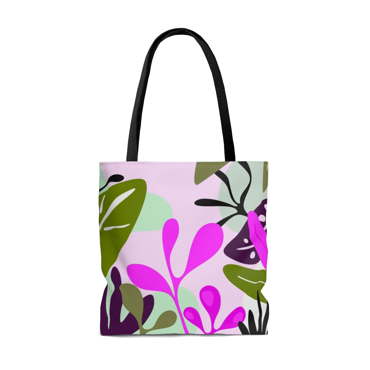 Tote Bag, Pink Foliage